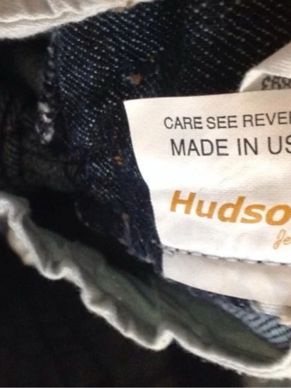 Hud Son Hudson flare womens denim jeans size 29x35 #11 made in USA - Picture 10 of 10
